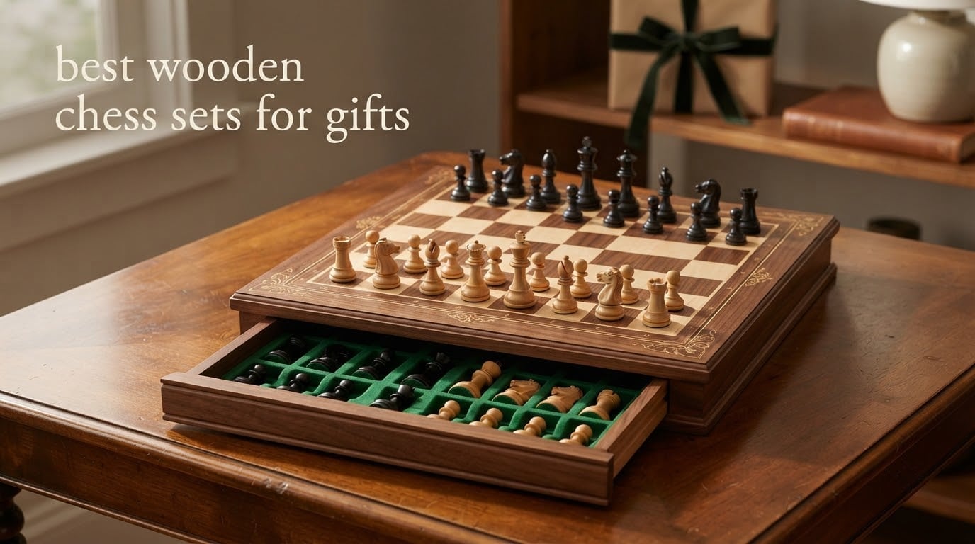 best wooden chess sets for gifts