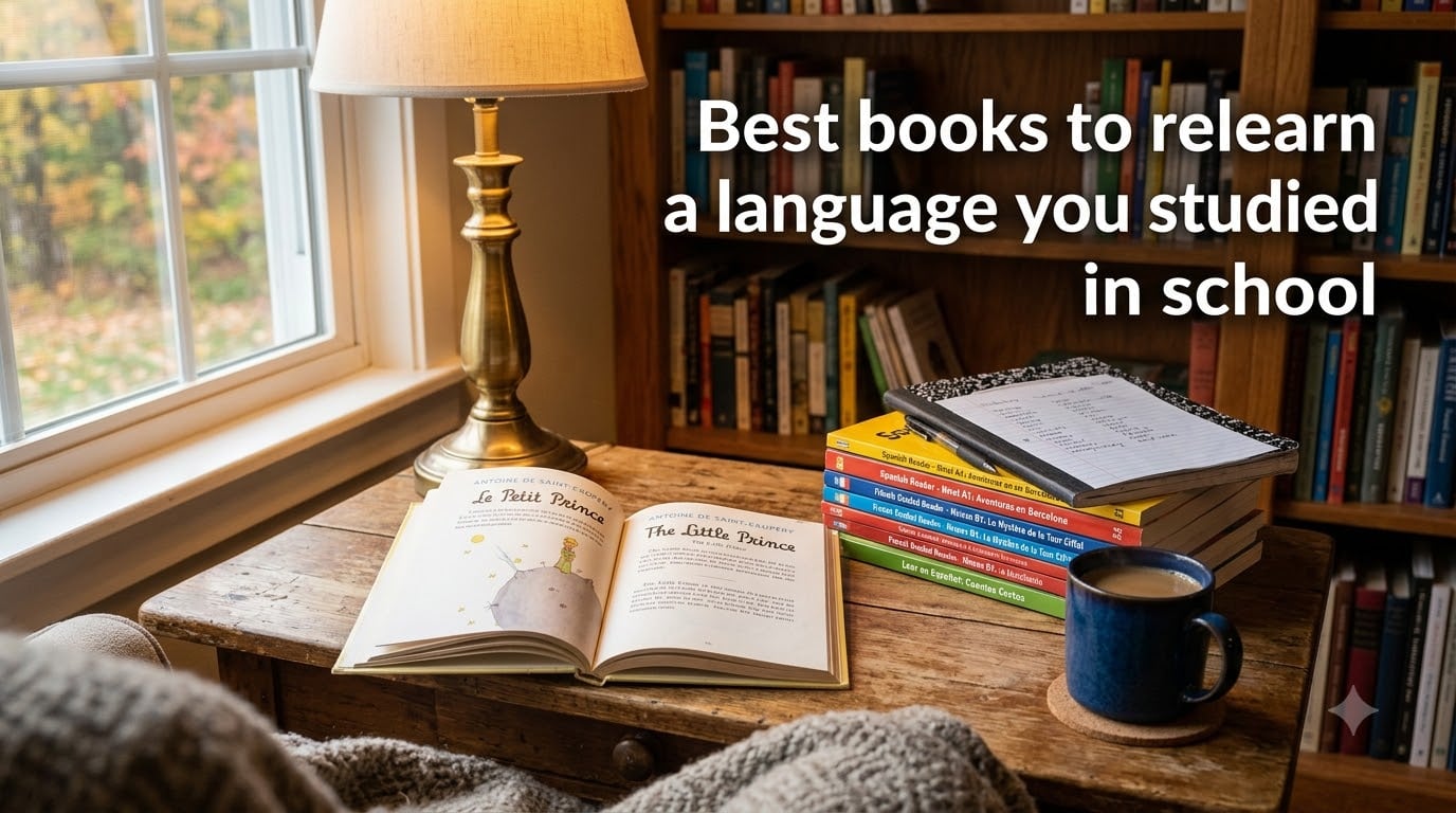 Best books to relearn a language you studied in school
