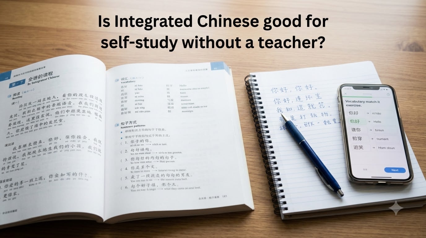 Is Integrated Chinese good for self-study without a teacher?