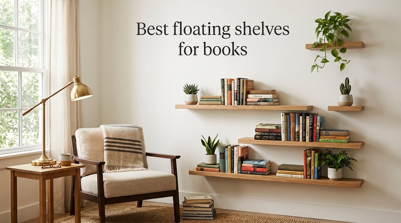 Best floating shelves for books