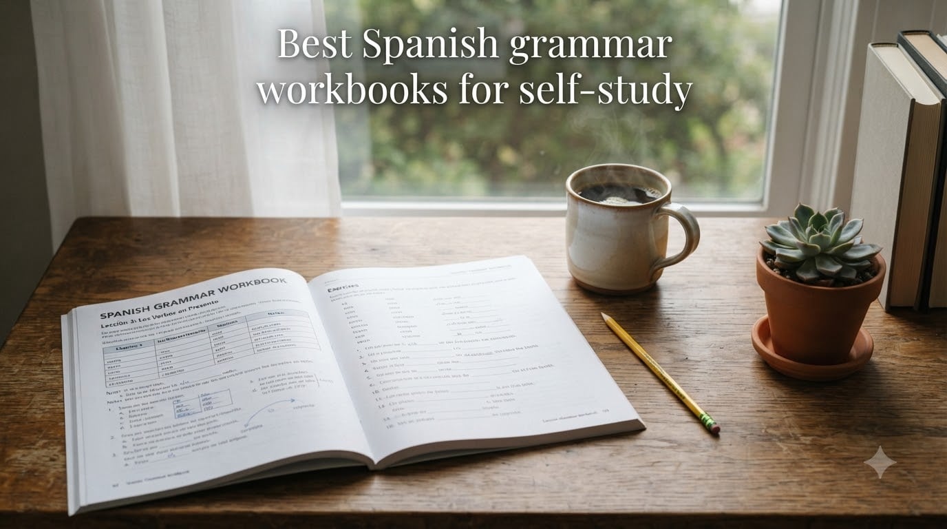 Best Spanish grammar workbooks for self-study