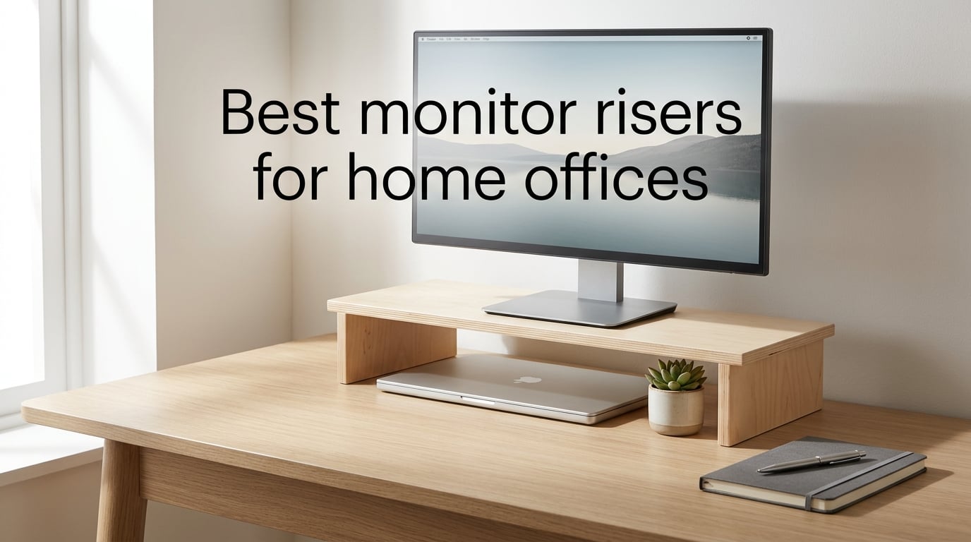 Best monitor risers for home offices