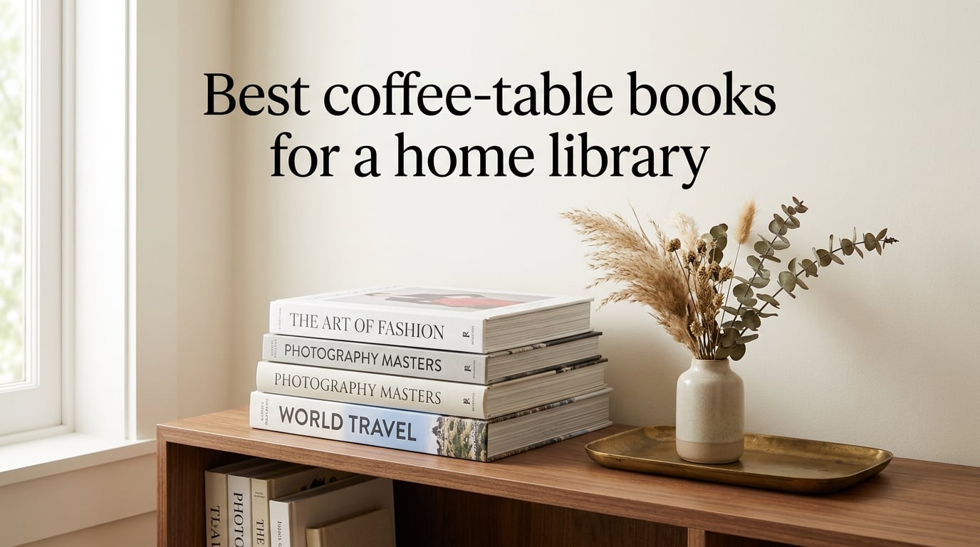 Best coffee-table books for a home library
