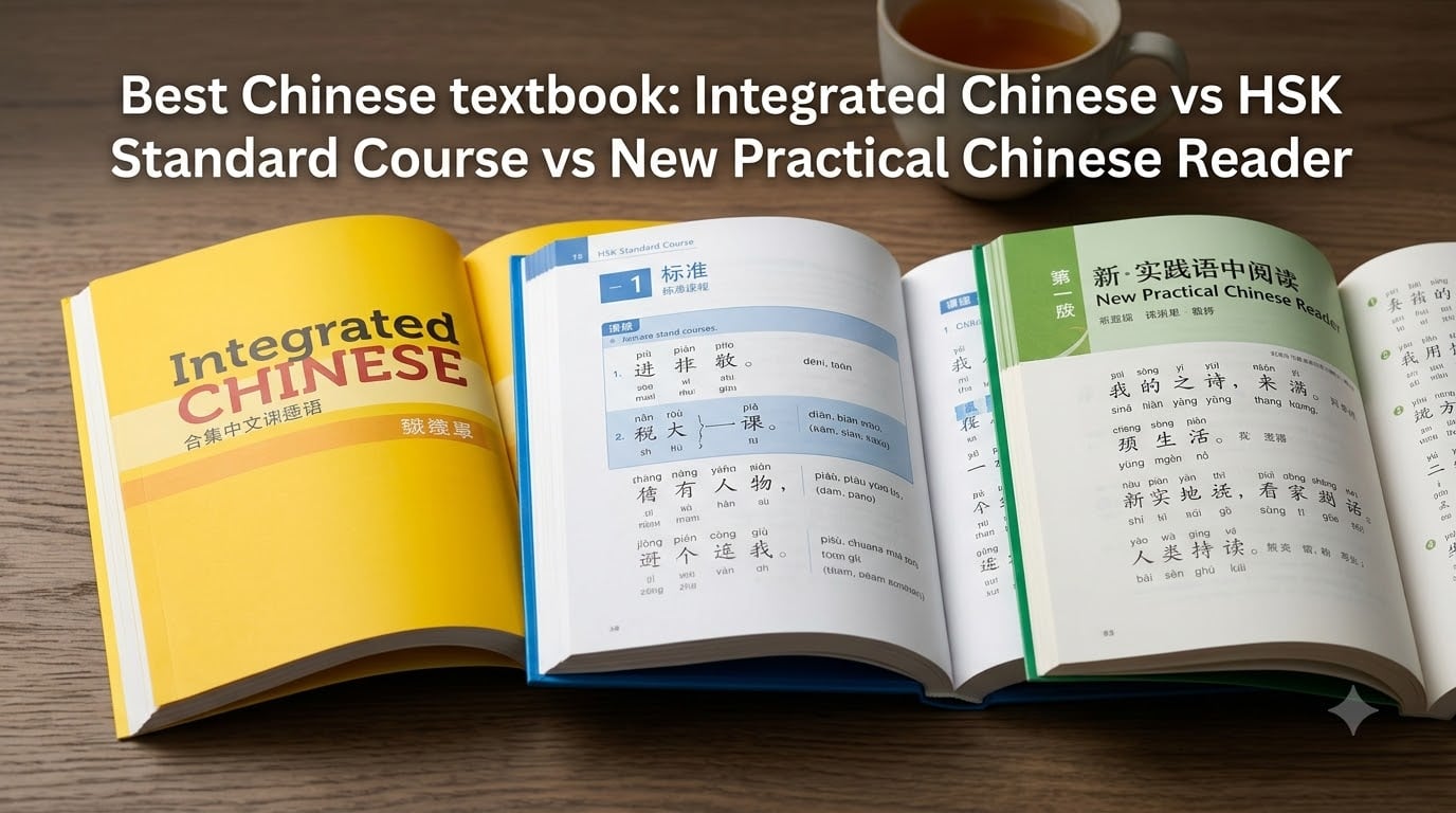Best Chinese textbook: Integrated Chinese vs HSK Standard Course vs New Practical Chinese Reader
