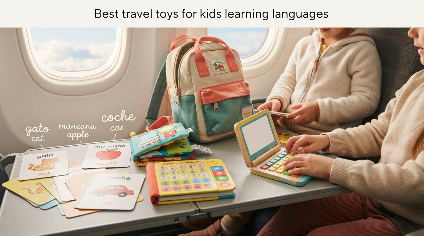 Best travel toys for kids learning languages
