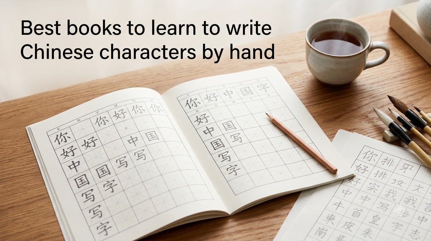 Best books to learn to write Chinese characters by hand