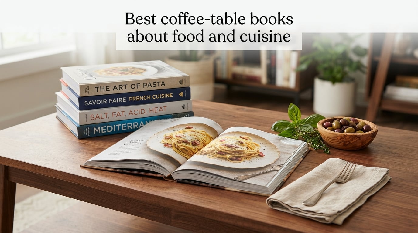 Best coffee-table books about food and cuisine