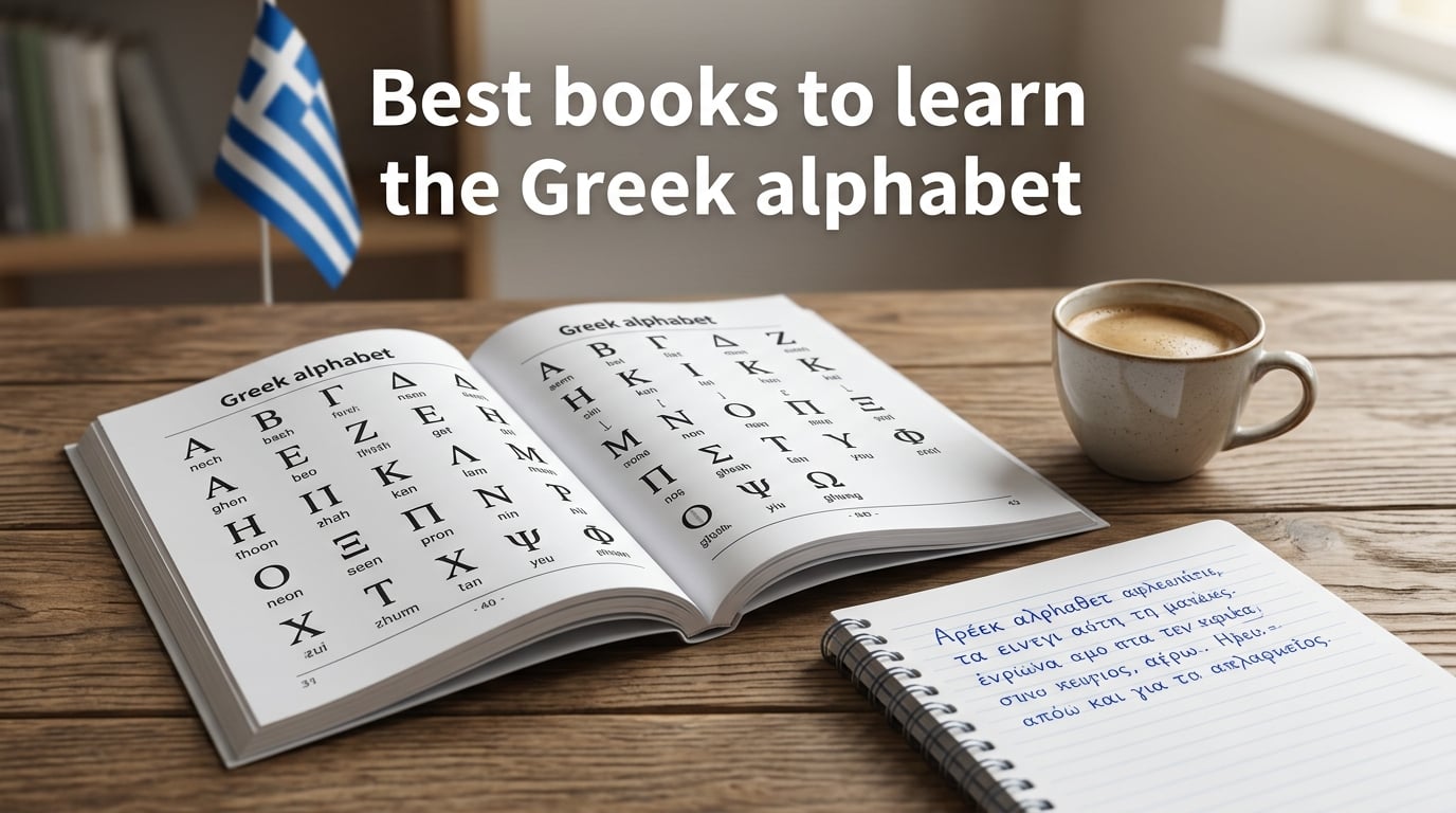 Best books to learn the Greek alphabet