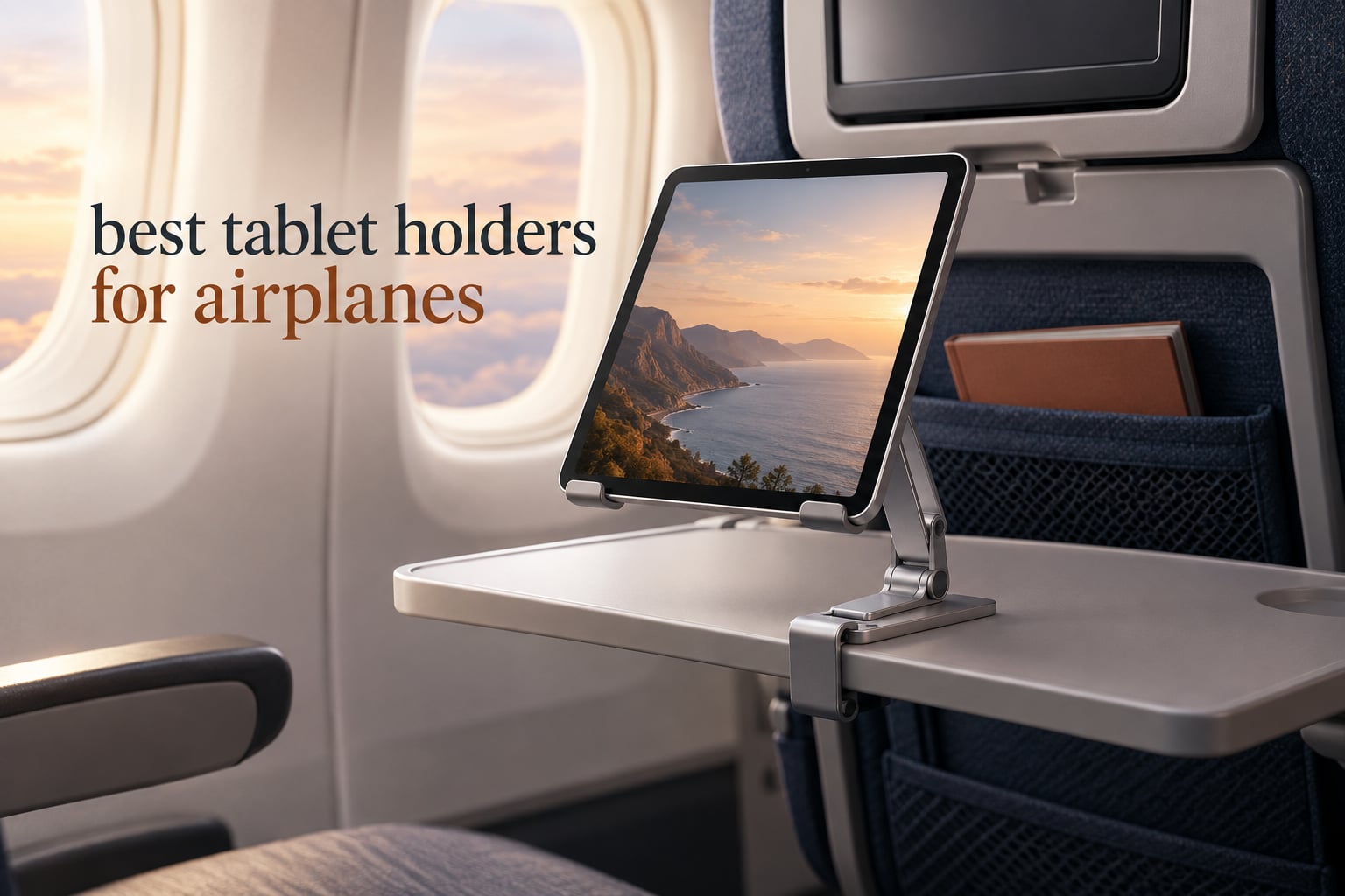 best tablet holders for airplanes