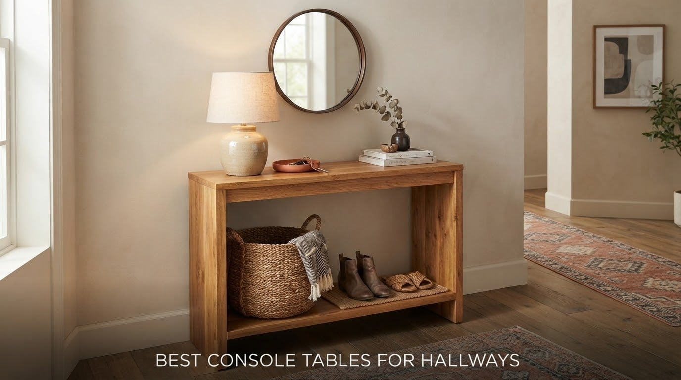 best console tables for hallways