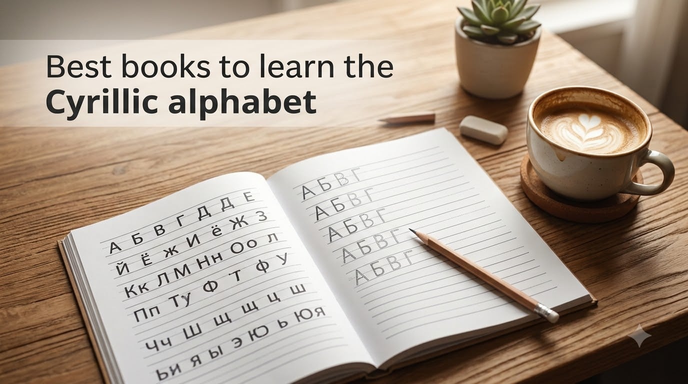 Best books to learn the Cyrillic alphabet