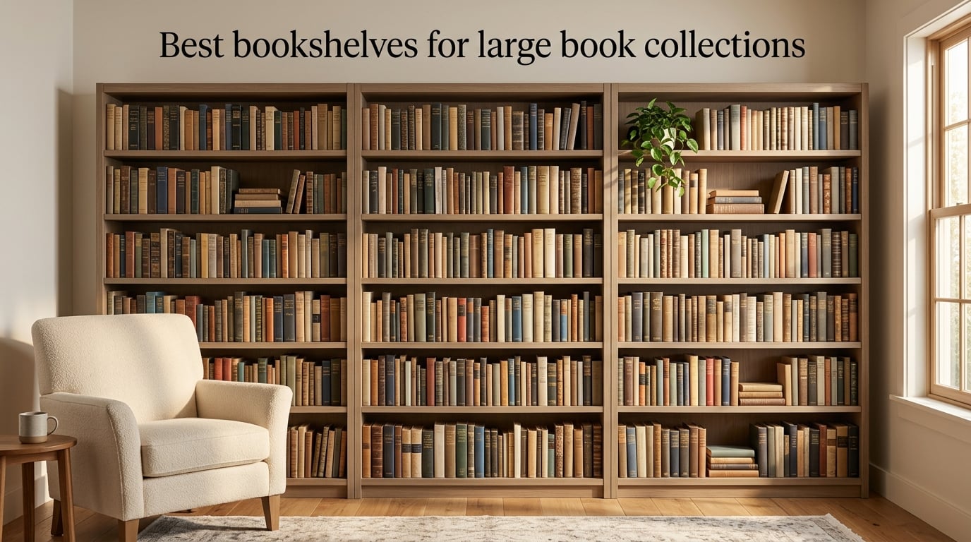 Best bookshelves for large book collections