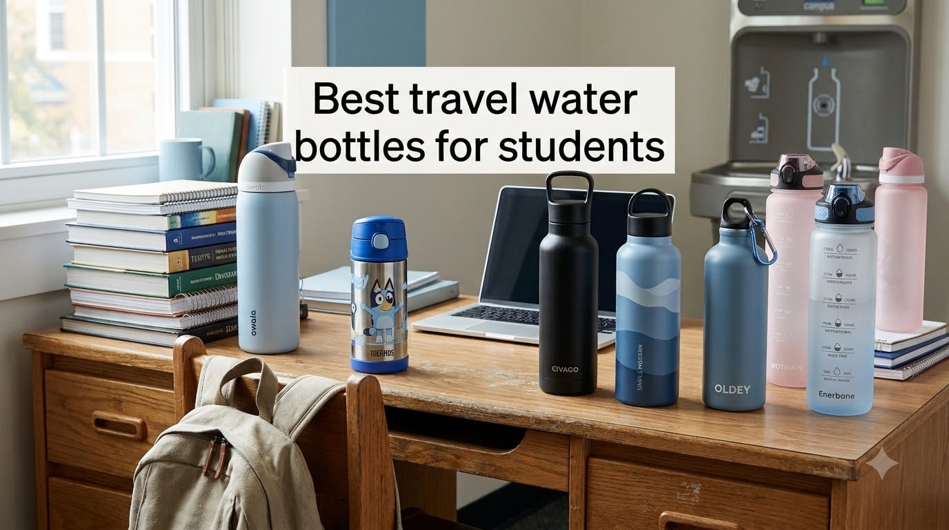 Best travel water bottles for students