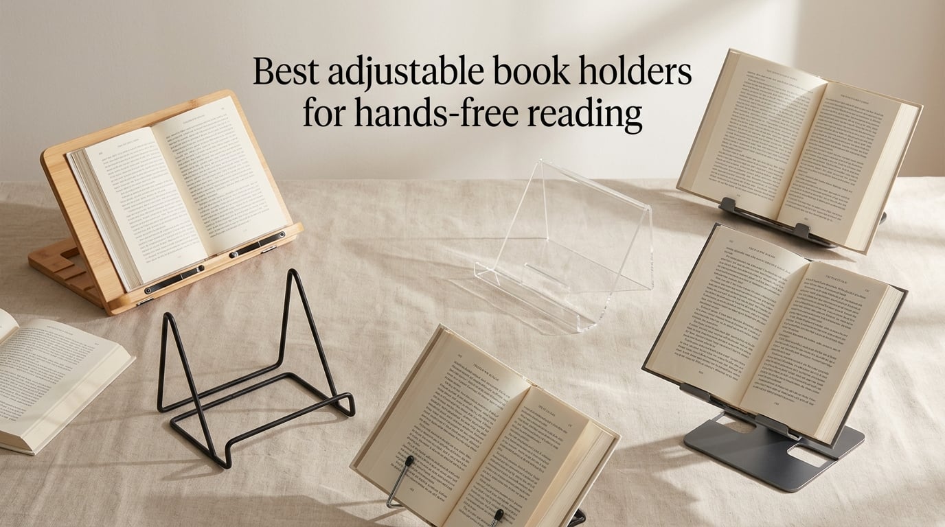 Best adjustable book holders for hands-free reading