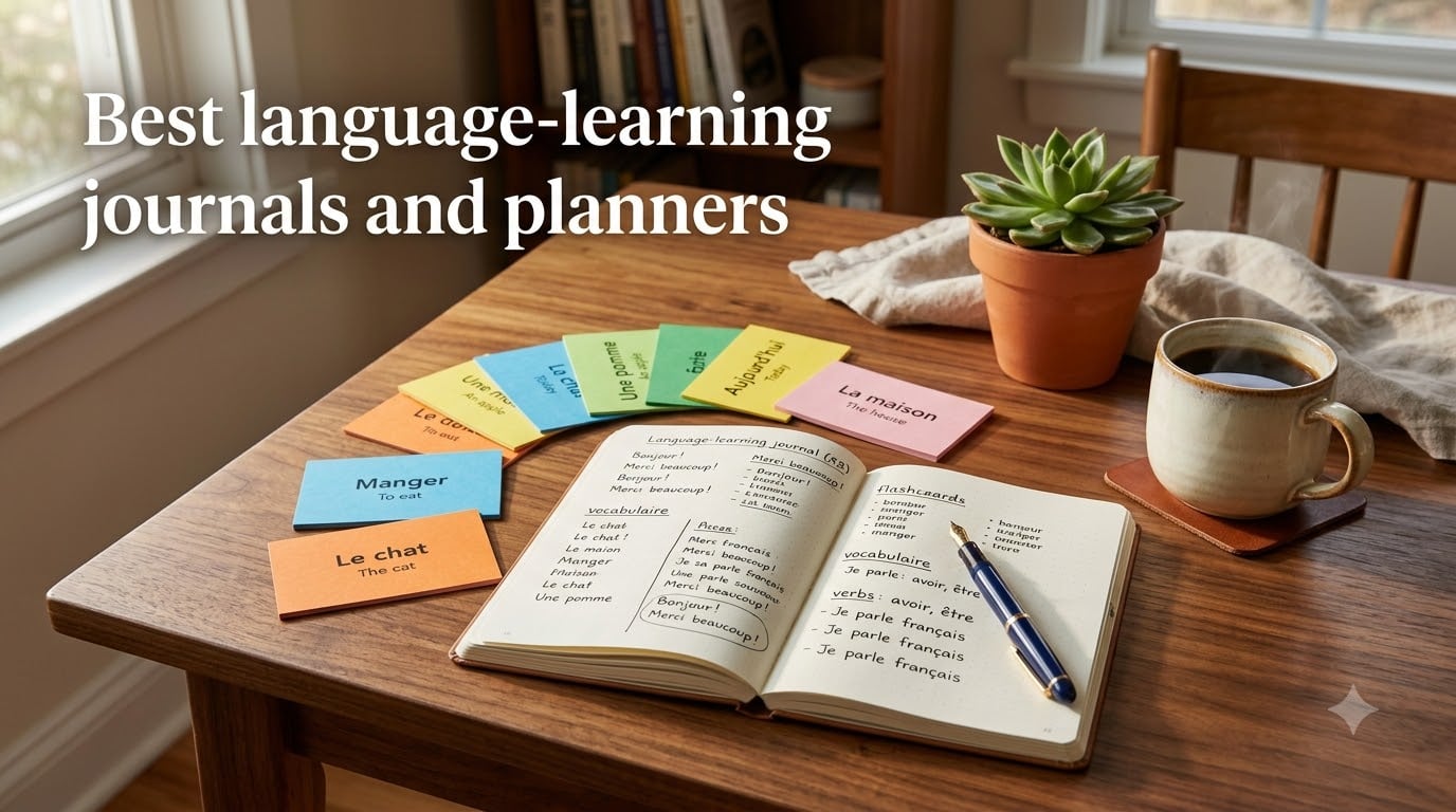 Best language-learning journals and planners