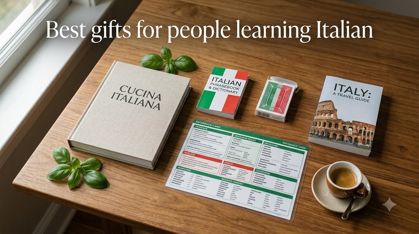 Best gifts for people learning Italian