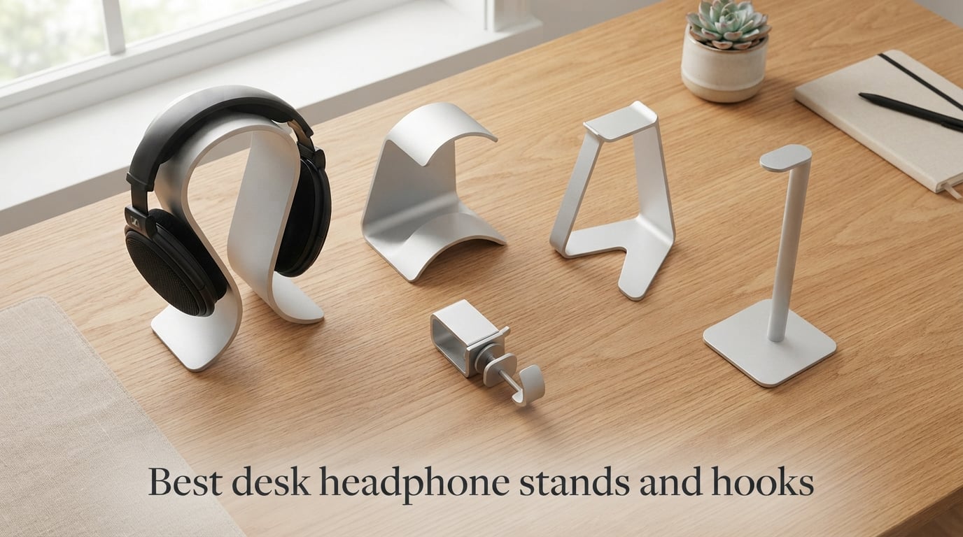 Best desk headphone stands and hooks