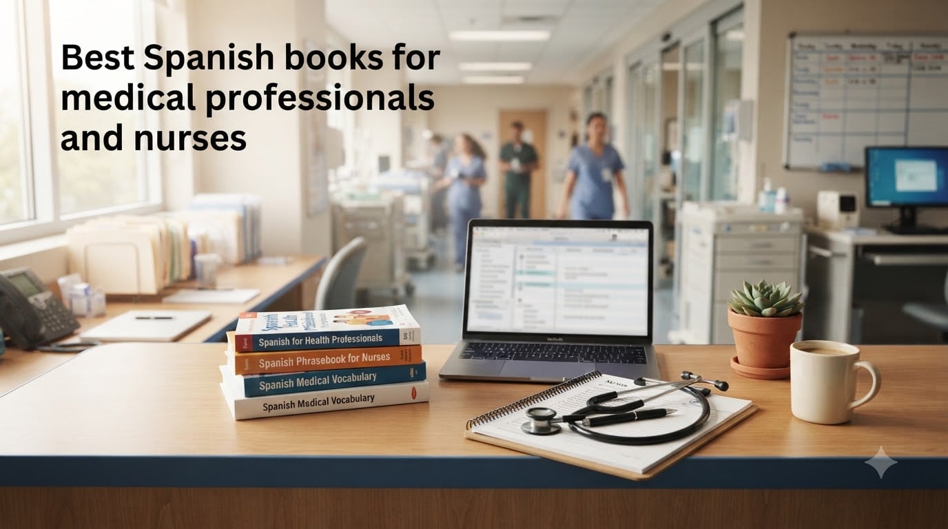 Best Spanish books for medical professionals and nurses