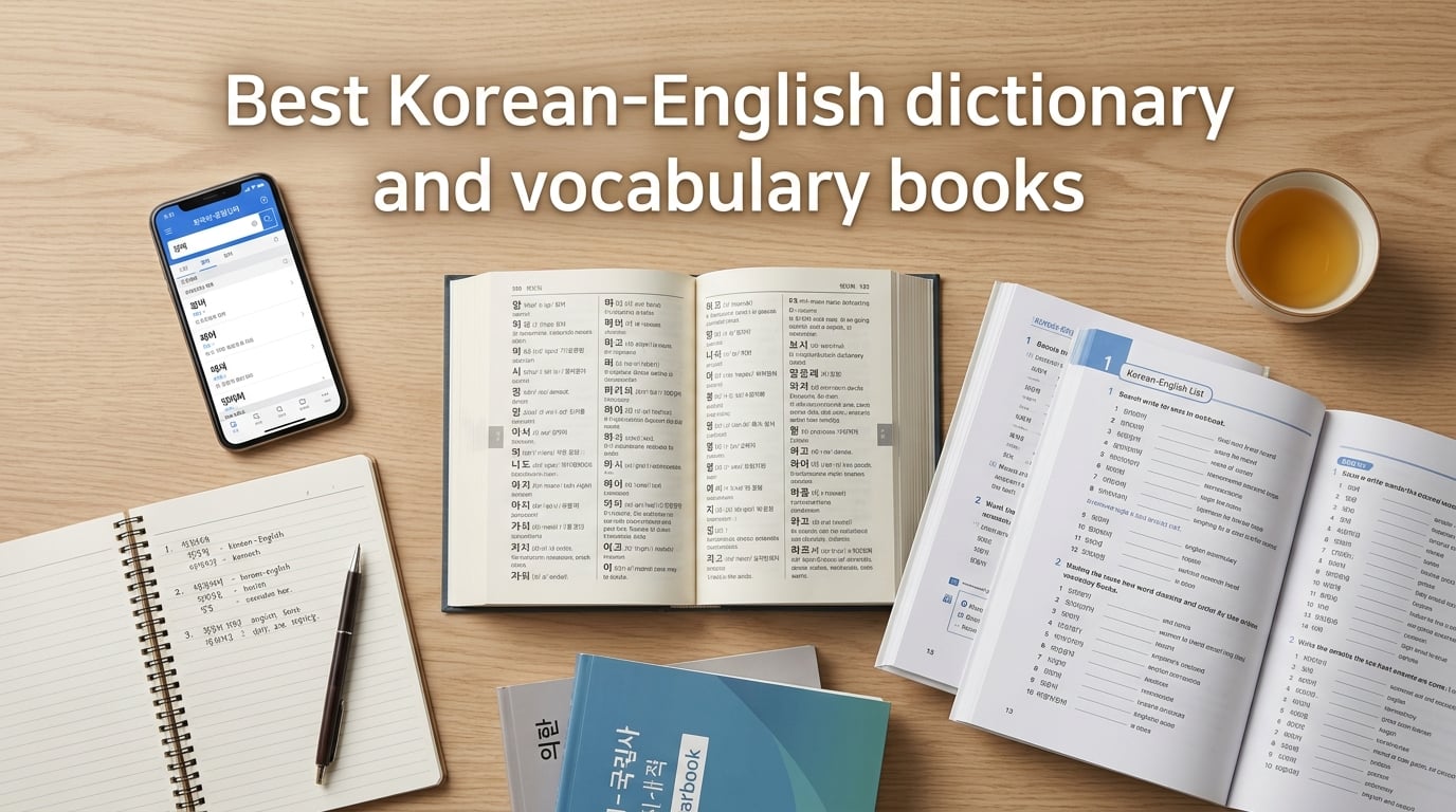 Best Korean-English dictionary and vocabulary books