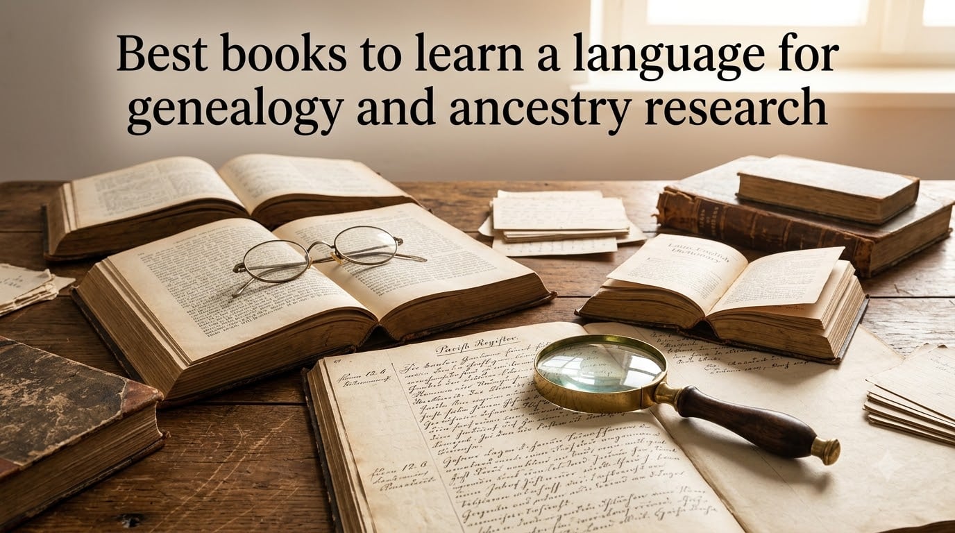 Best books to learn a language for genealogy and ancestry research