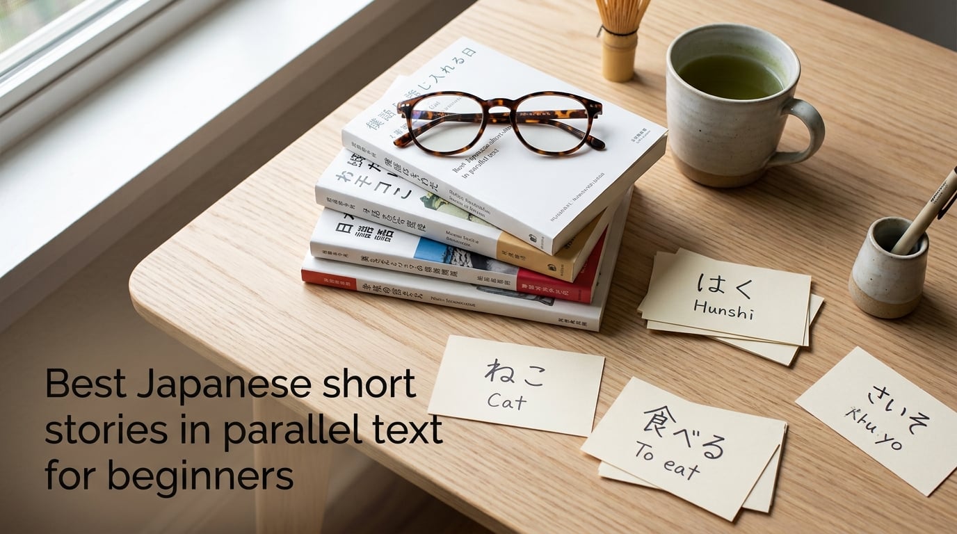 Best Japanese short stories in parallel text for beginners