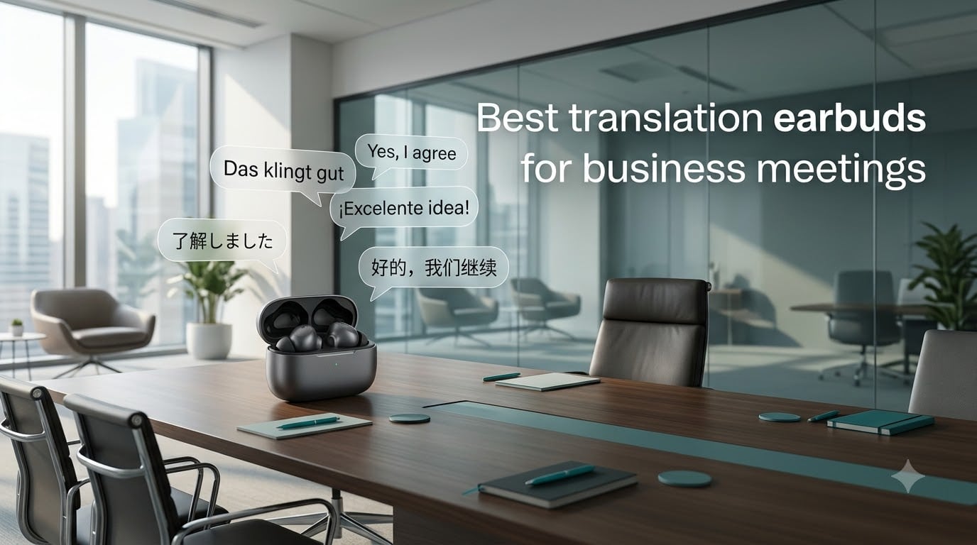Best translation earbuds for business meetings