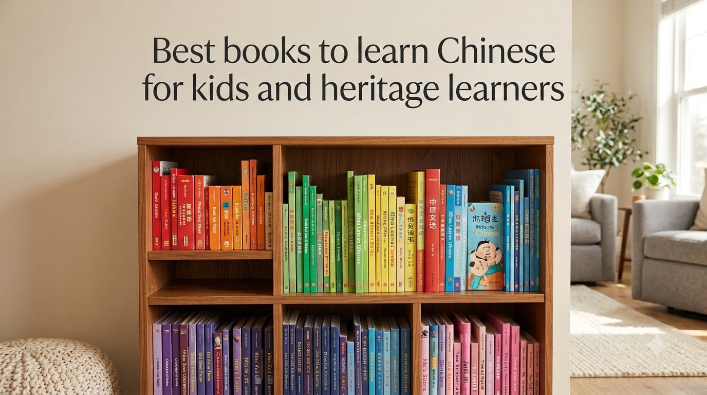 Best books to learn Chinese for kids and heritage learners