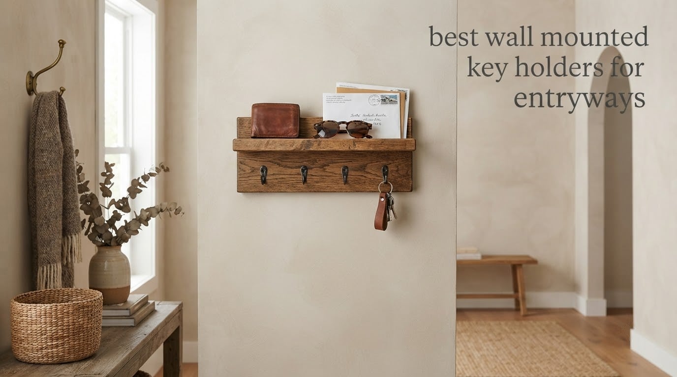 best wall mounted key holders for entryways