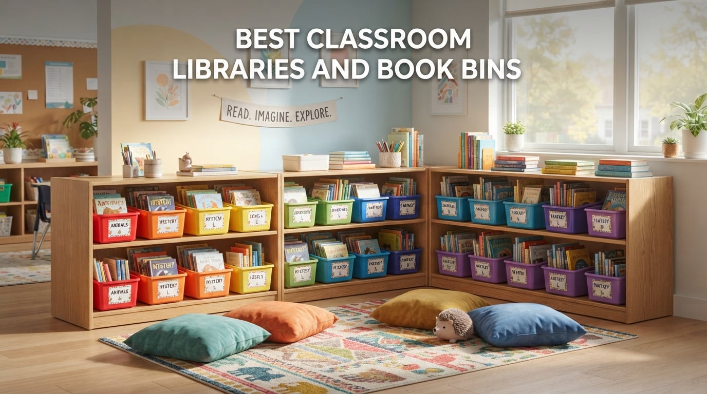 Best classroom libraries and book bins