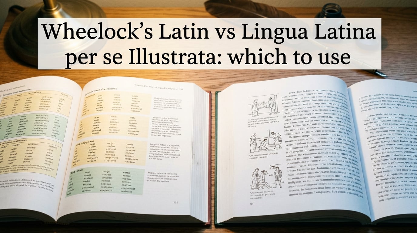 Wheelock's Latin vs Lingua Latina per se Illustrata: which to use