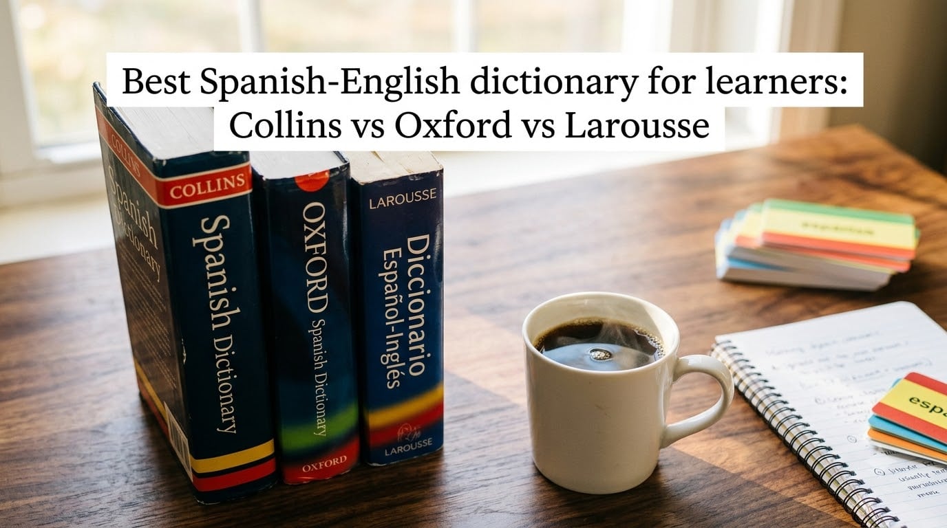 Best Spanish-English dictionary for learners: Collins vs Oxford vs Larousse