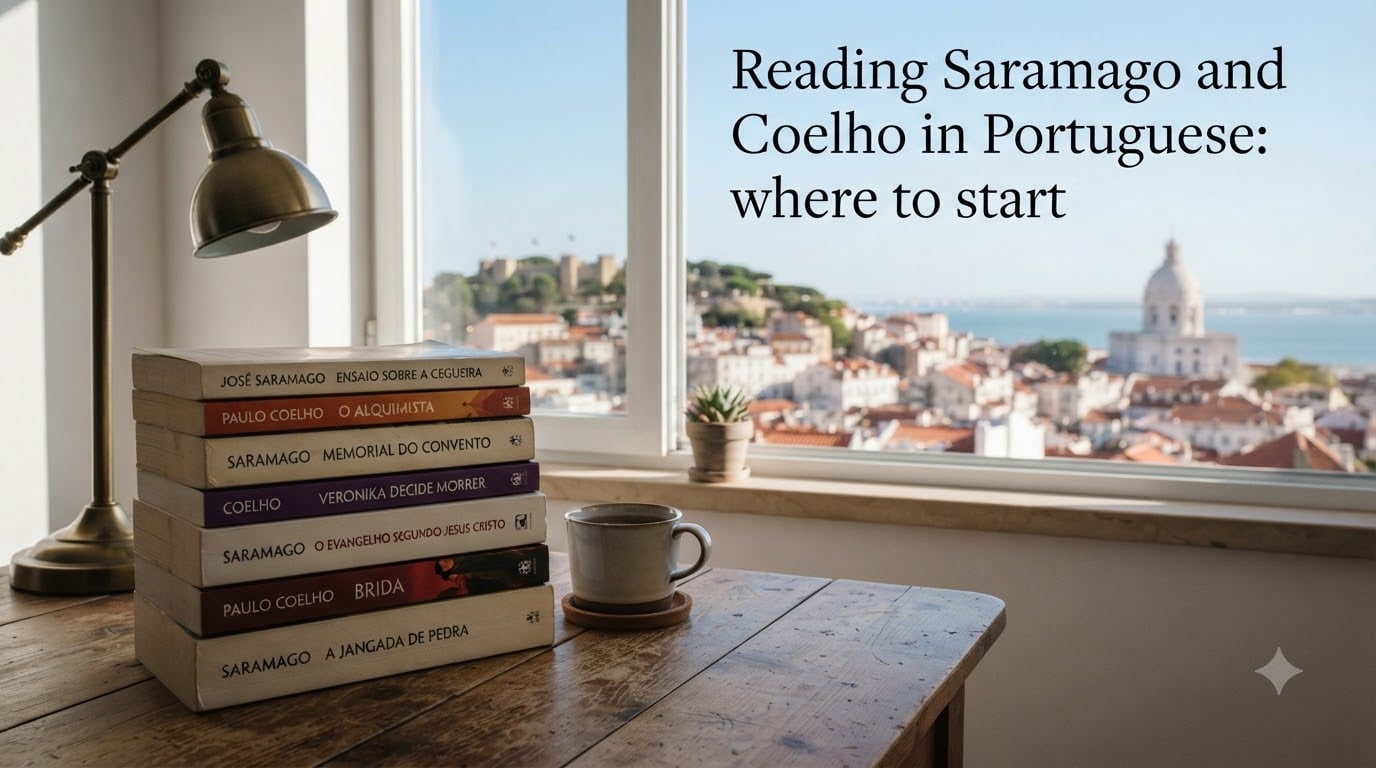 Reading Saramago and Coelho in Portuguese: where to start