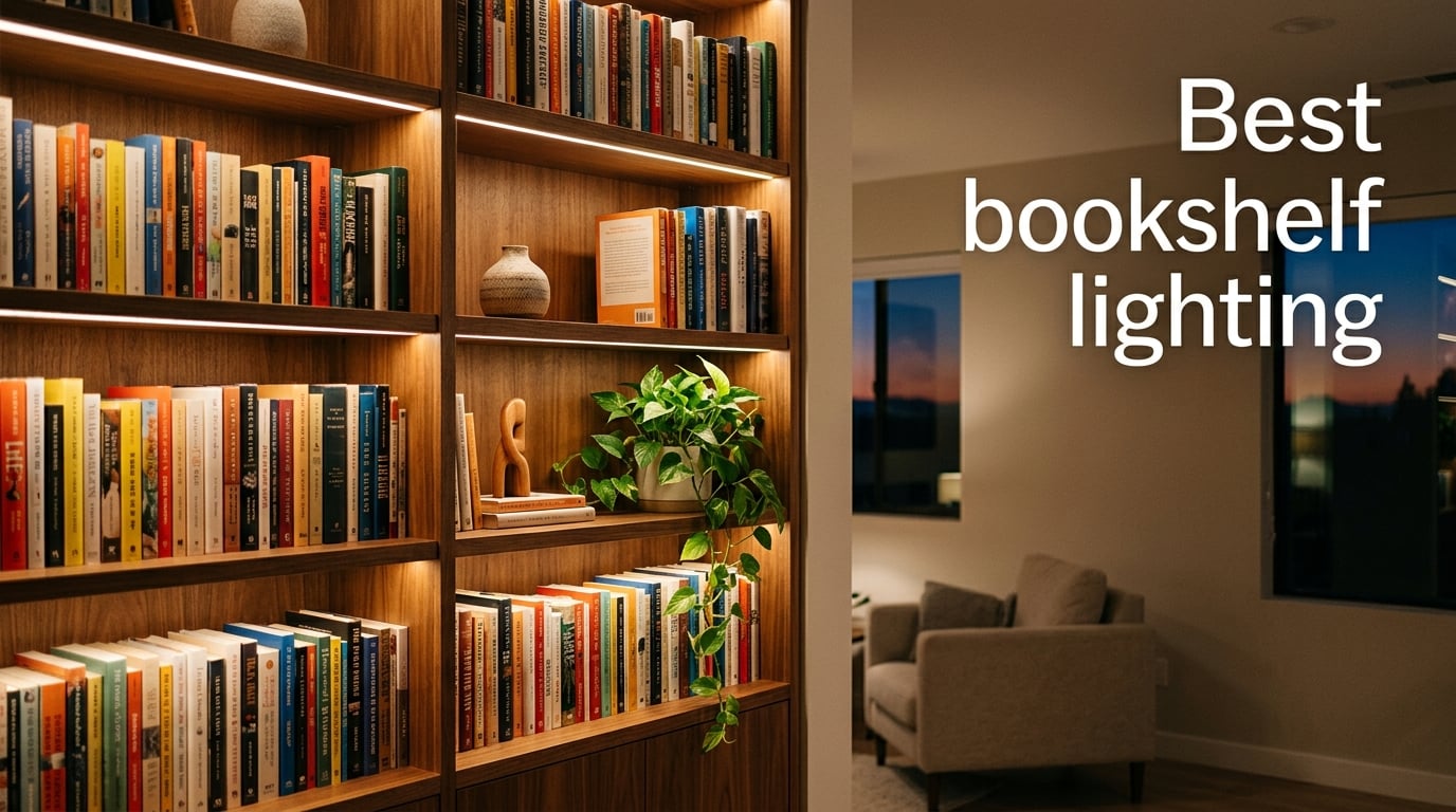 Best bookshelf lighting