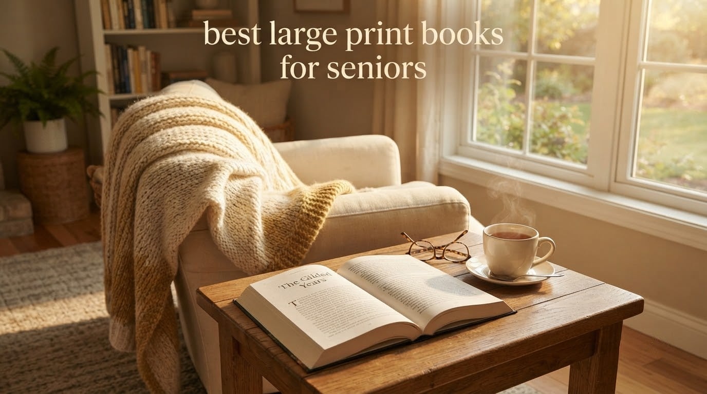 best large print books for seniors