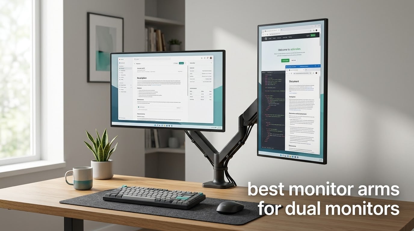 best monitor arms for dual monitors