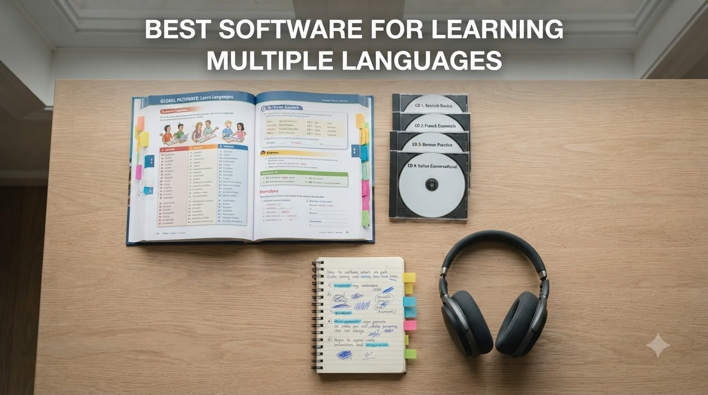 Best software for learning multiple languages