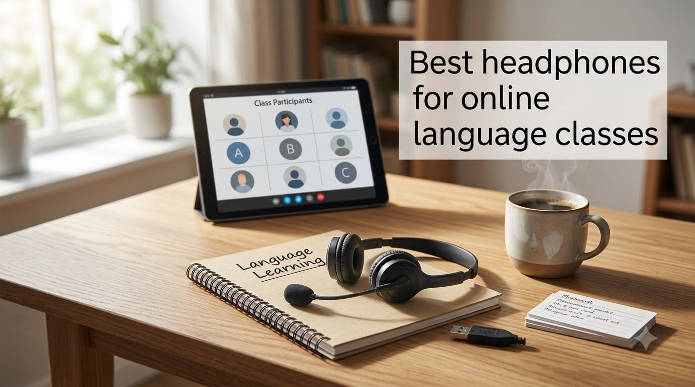 Best headphones for online language classes