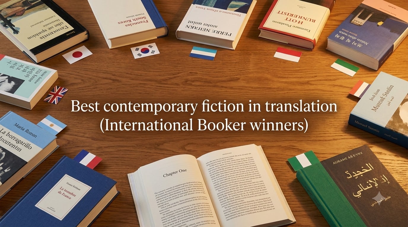 Best contemporary fiction in translation (International Booker winners)