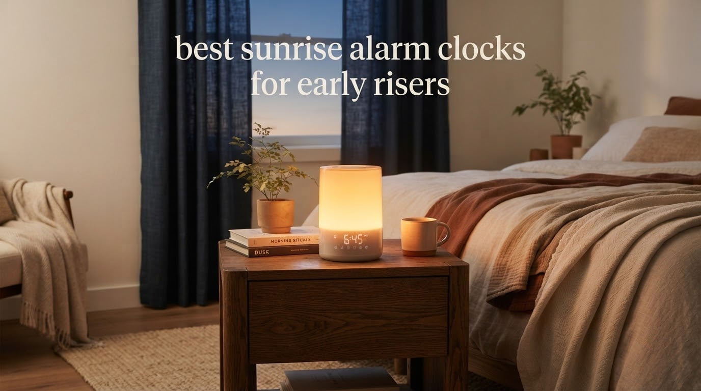 best sunrise alarm clocks for early risers