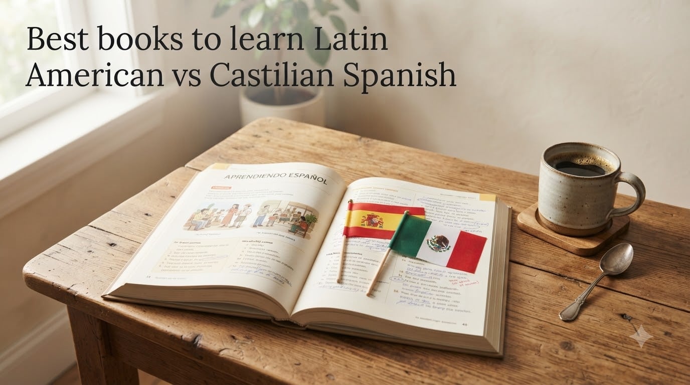 Best books to learn Latin American vs Castilian Spanish