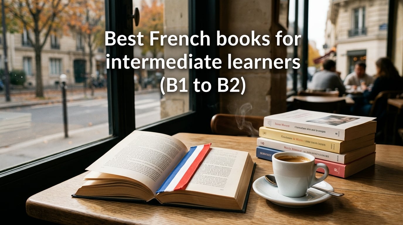 Best French books for intermediate learners (B1 to B2)