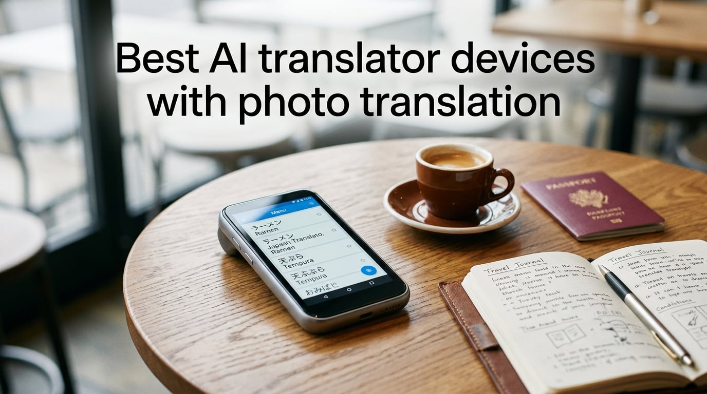 Best AI translator devices with photo translation
