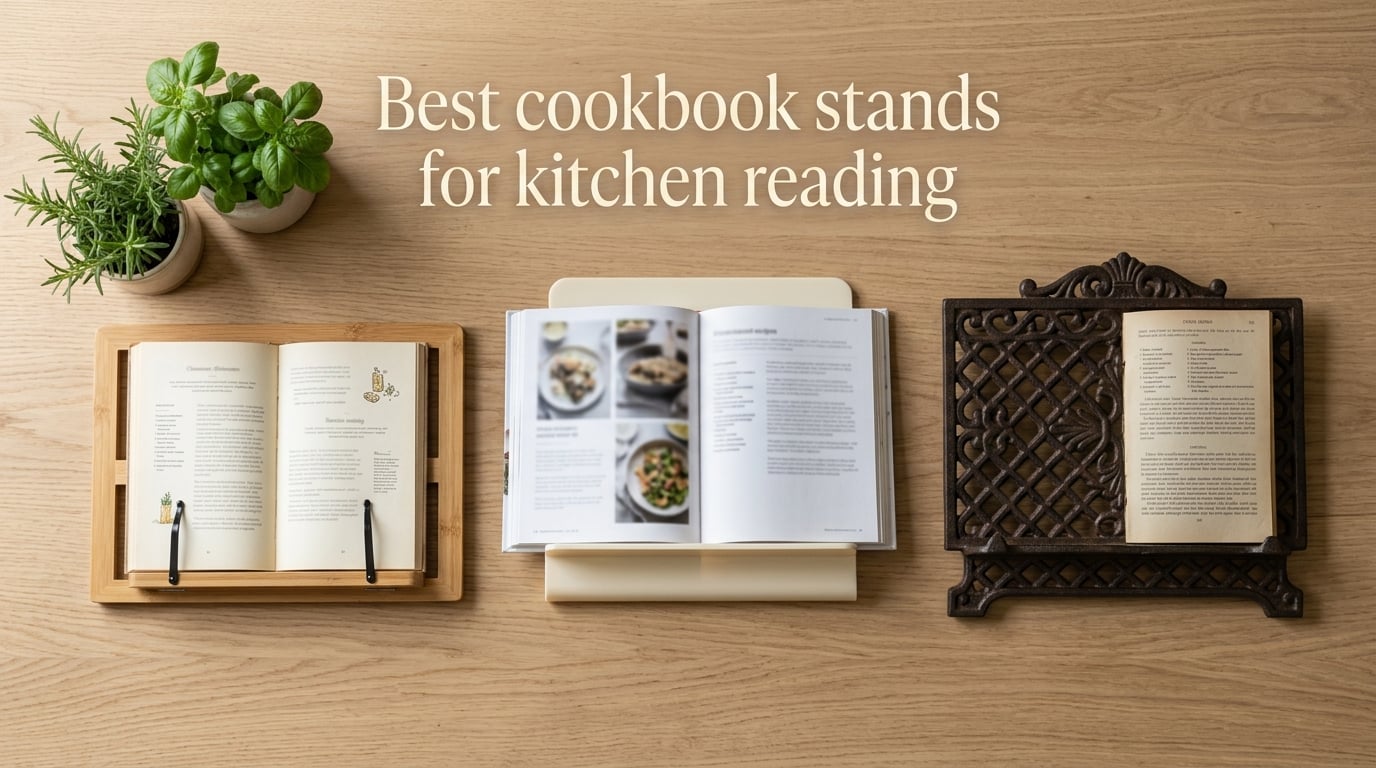Best cookbook stands for kitchen reading