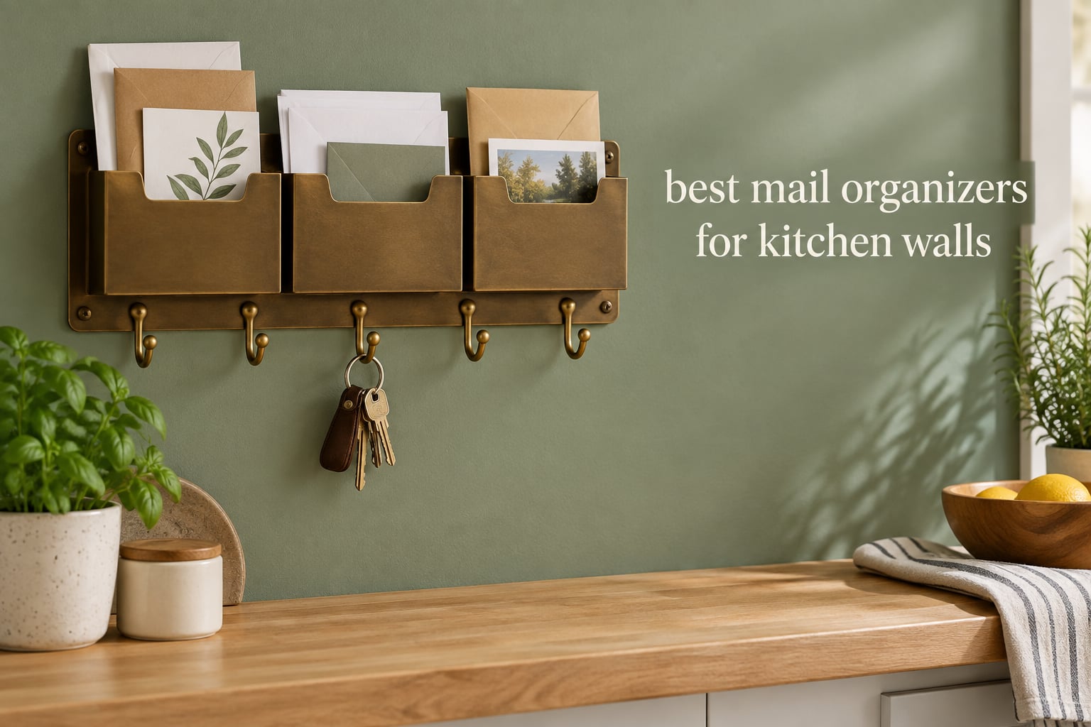 best mail organizers for kitchen walls