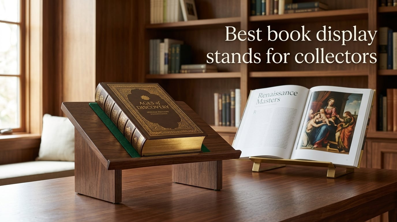 Best book display stands for collectors