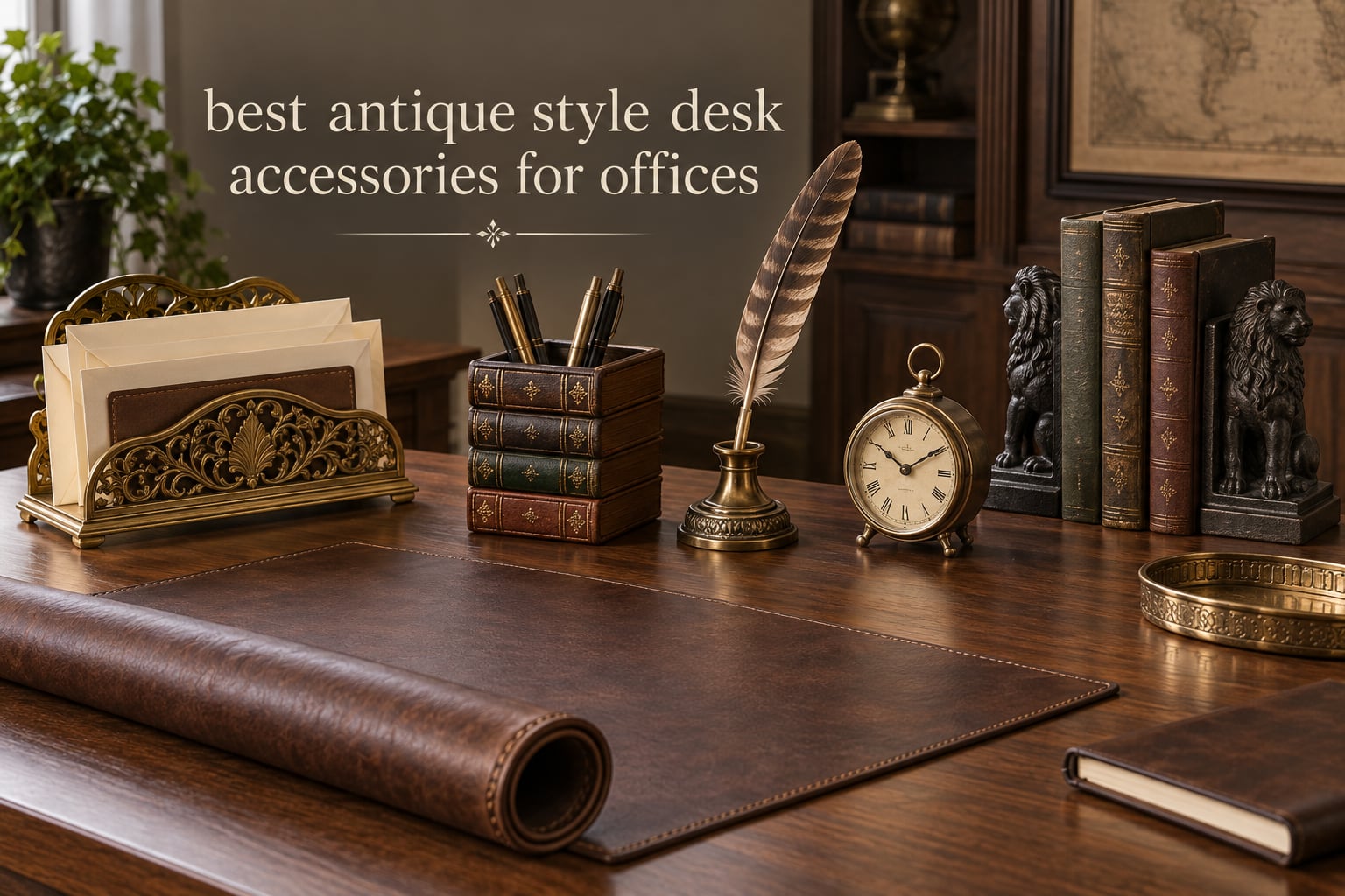 best antique style desk accessories for offices