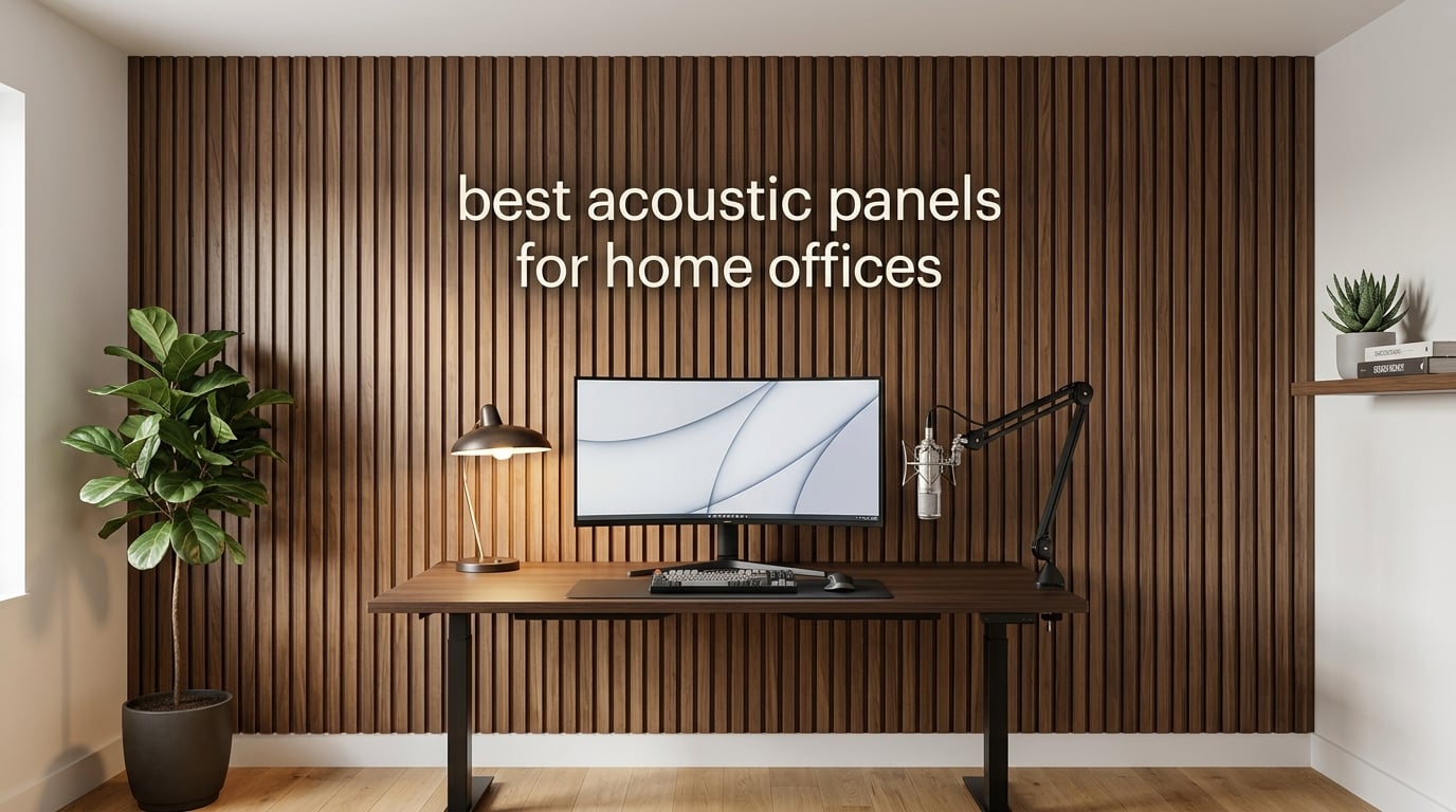 best acoustic panels for home offices