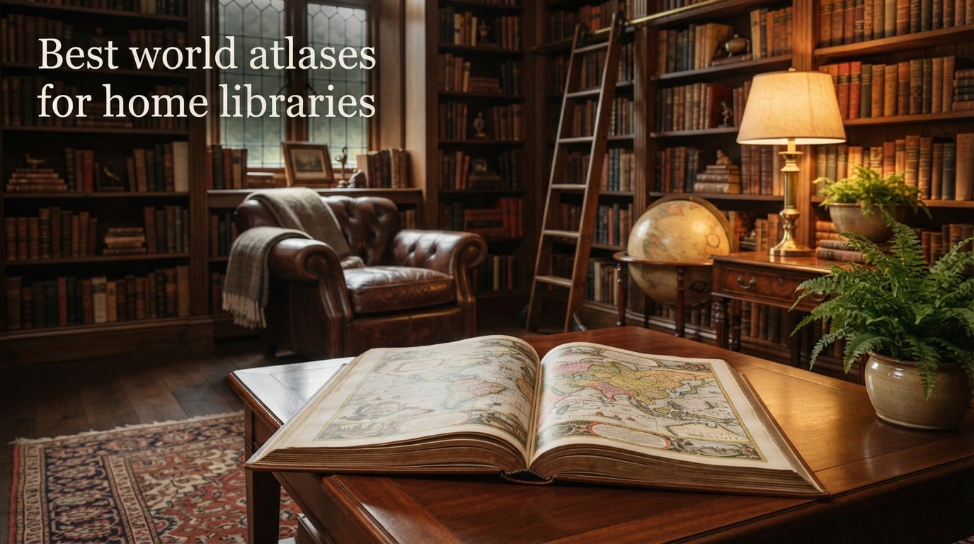 Best world atlases for home libraries