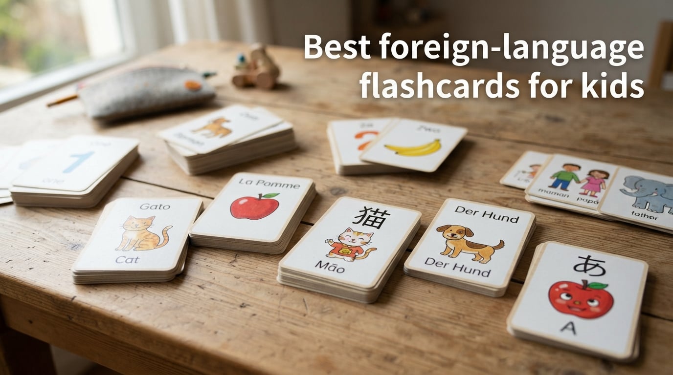 Best foreign-language flashcards for kids