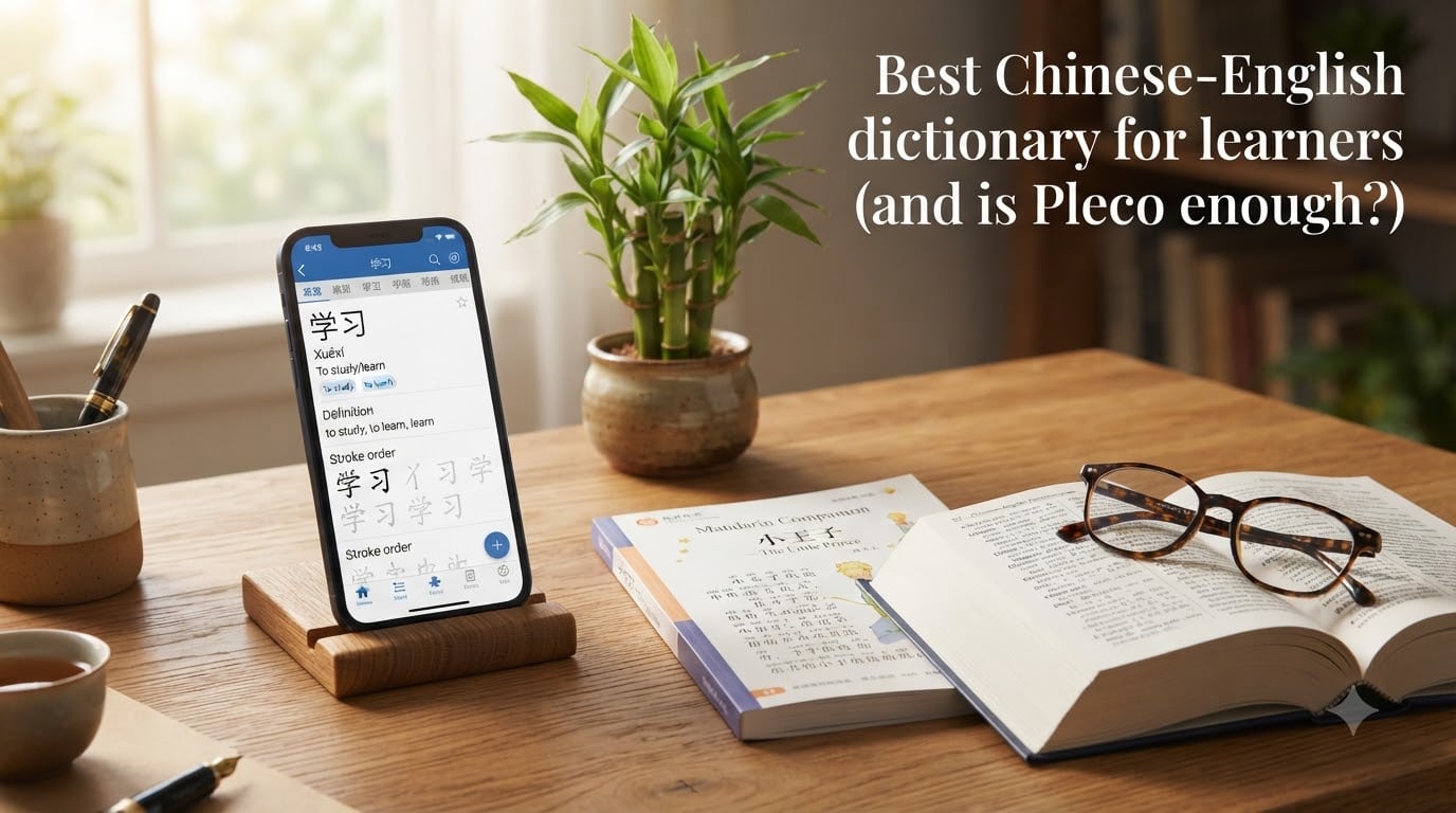 Best Chinese-English dictionary for learners (and is Pleco enough?)